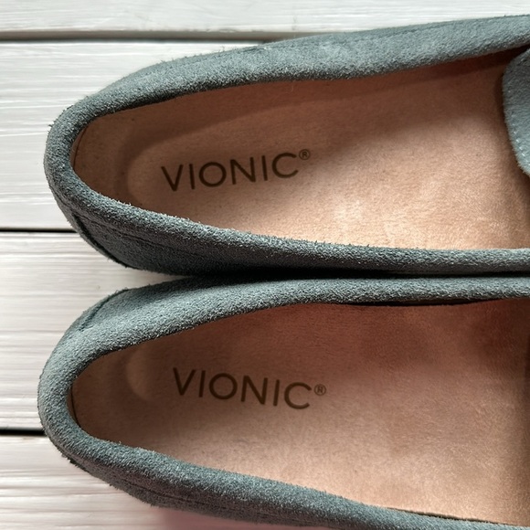 Vionic Debbie Suede Loafer Blue Grey size 7 - Picture 4 of 7